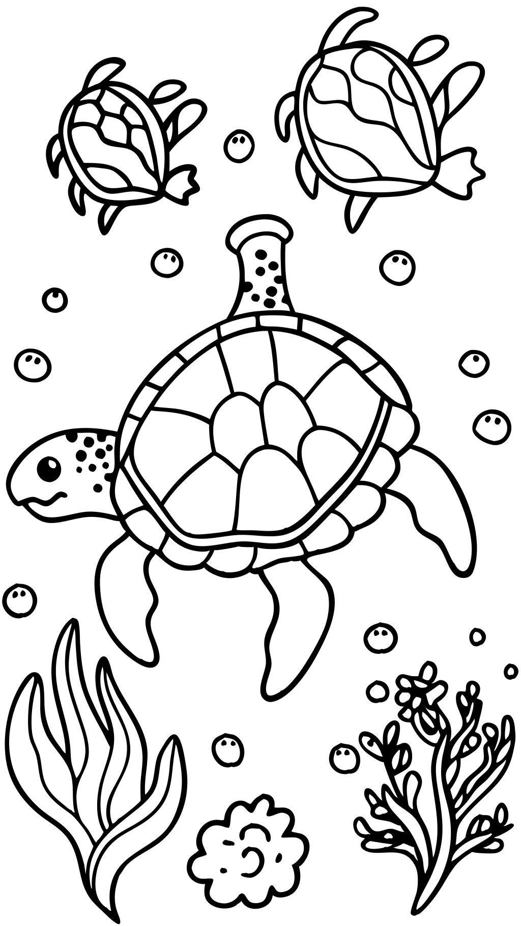 coloriages de tortues pour adultes